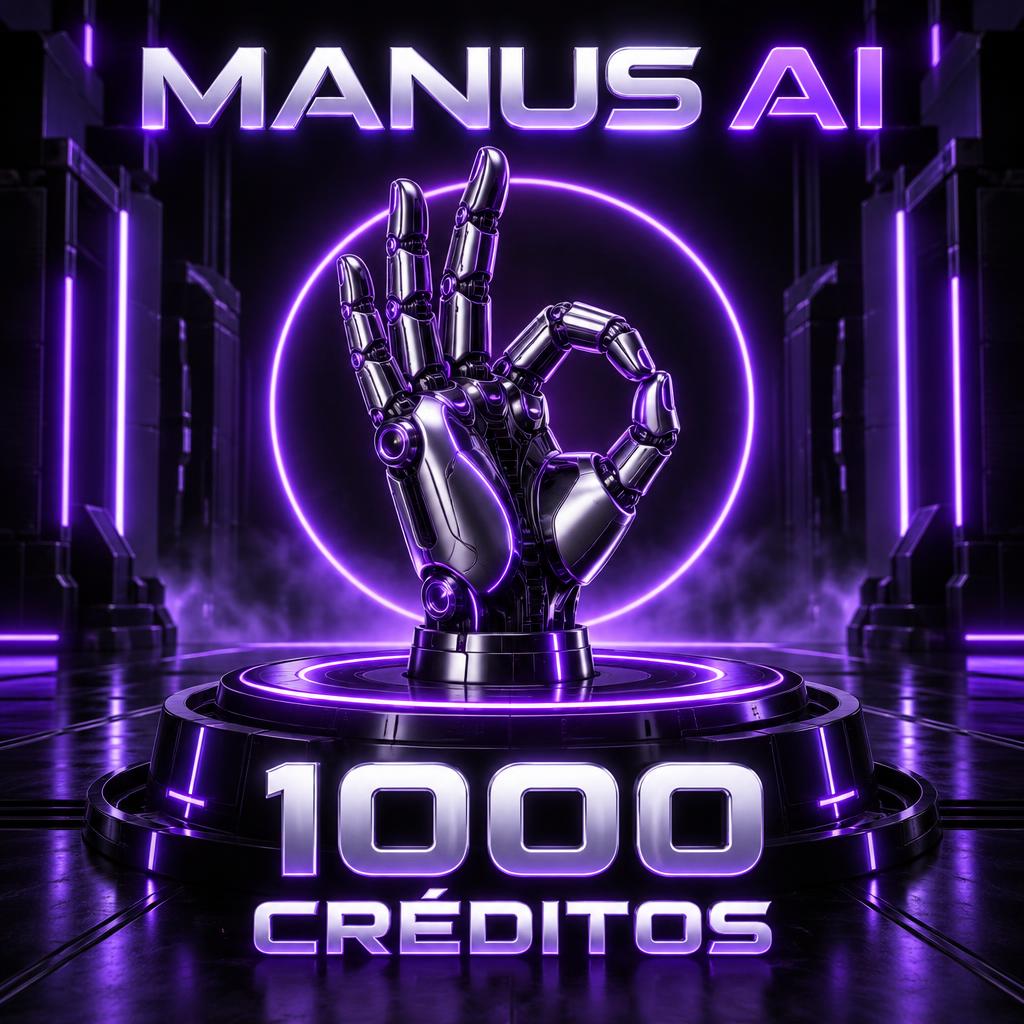 Manus AI 1.000 créditos