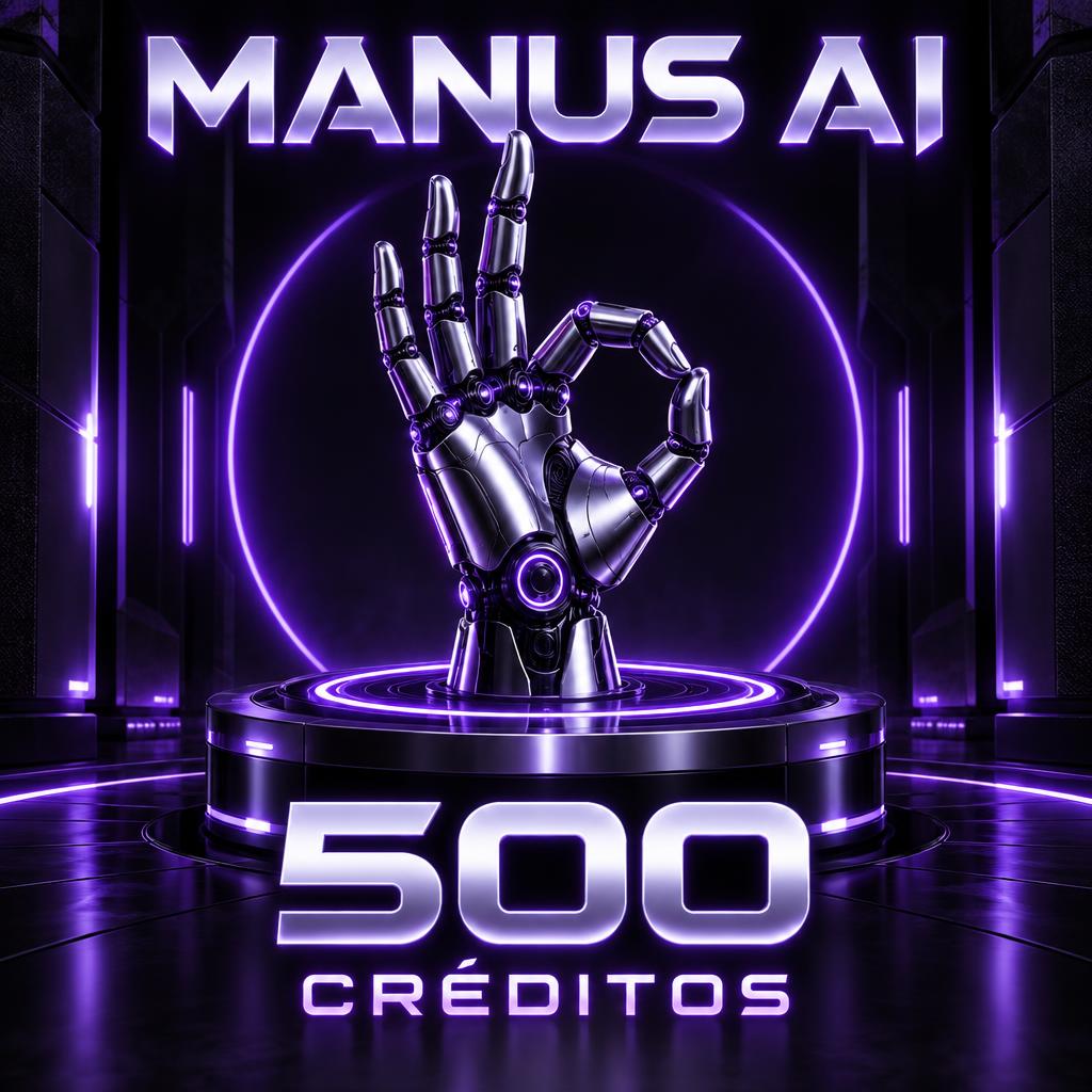 Manus AI 500 créditos